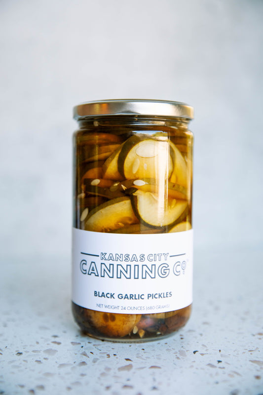 Black Garlic Pickles - Kansas City Canning Co.