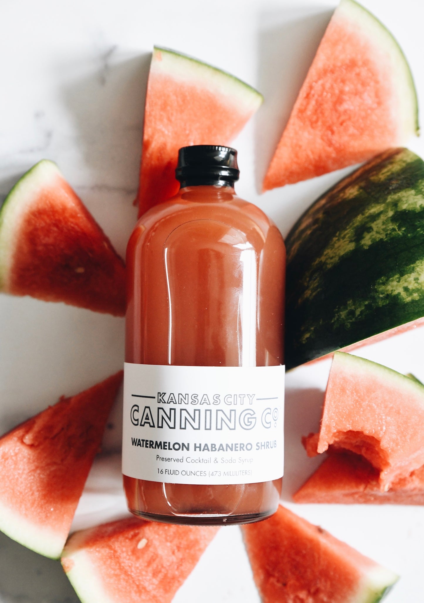 Watermelon Habanero Shrub - Kansas City Canning Co.